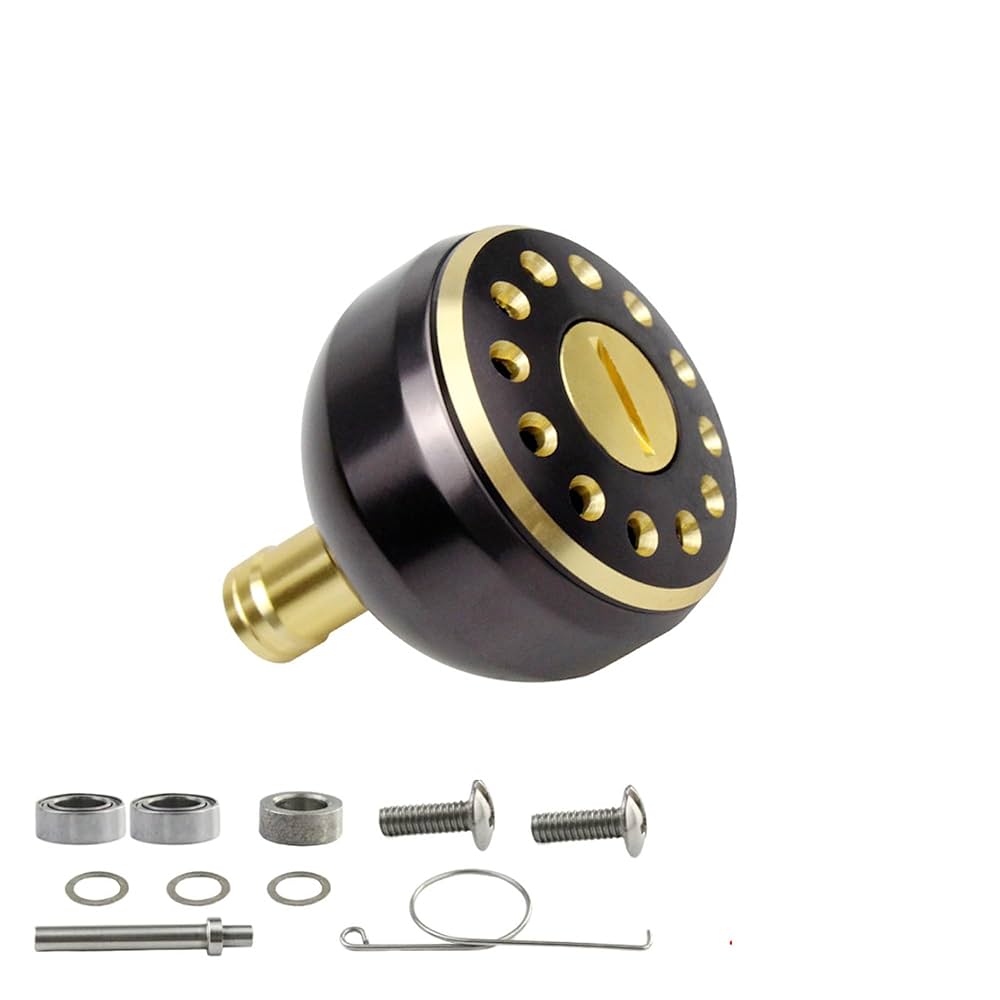 新品未使用　ウッドノブ　ハンドルノブ　ゴールド　黄金樟の根　ダイワS シマノA 新品未使用 ウッドノブ ハンドルノブ ゴールド 黄金樟の根